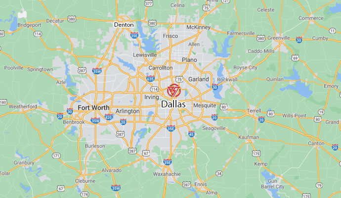 eSecurityTech Service Area Map